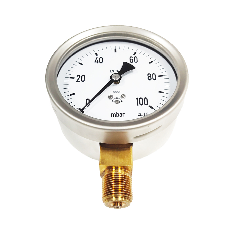 china wika differential pressure gauge with switch