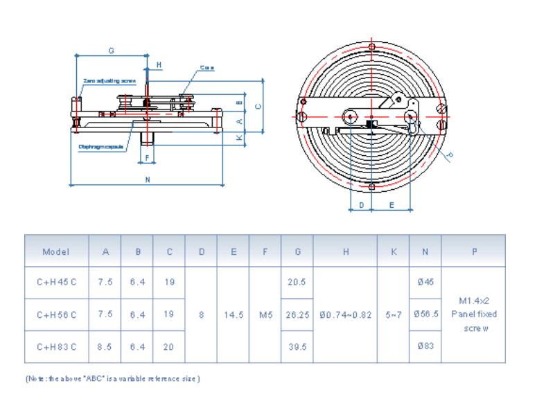 famous differential pressure gauge in line