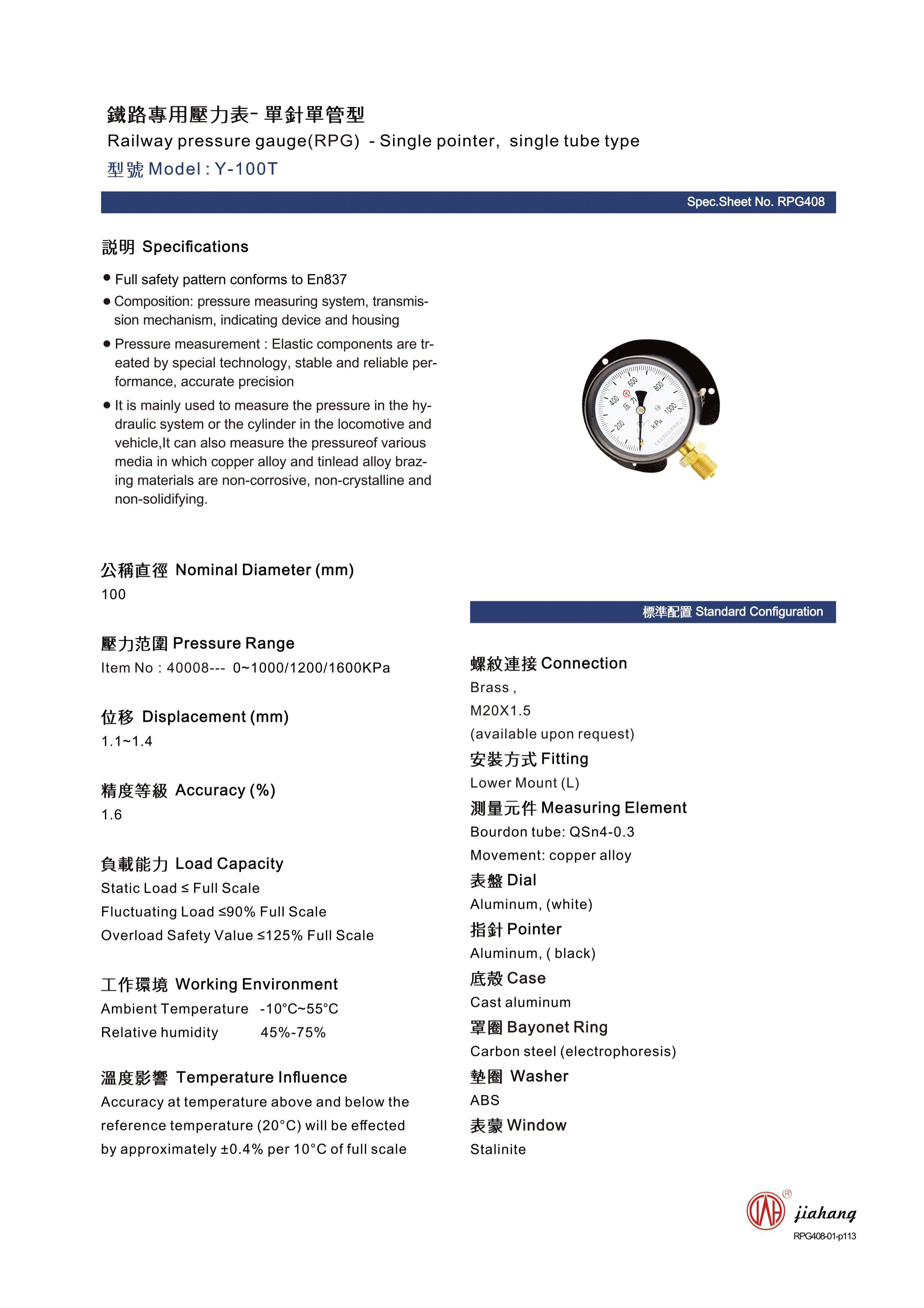 precision instruments pressure gauges product